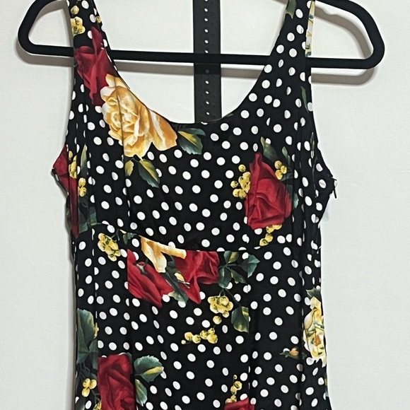 XOXO In America And Abroad Floral/Polkadot Dress Sz 11/12 - Picture 6 of 8